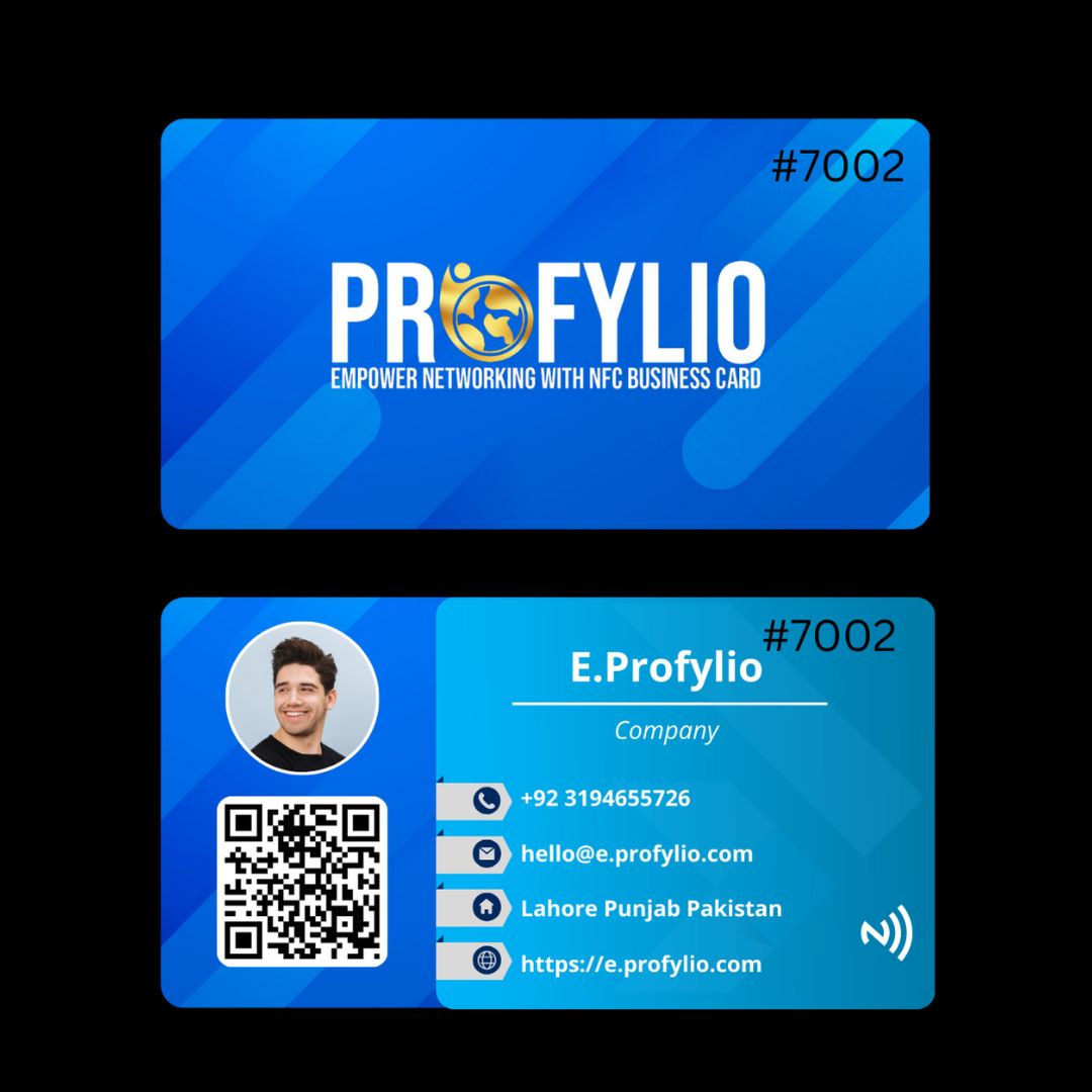 NFC Digital Business Card Customized with profile (backend Panel)