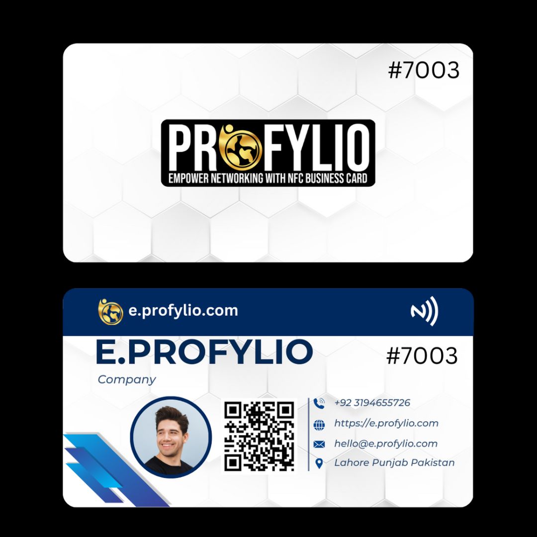 NFC Digital Business Card Customized with profile (backend Panel)