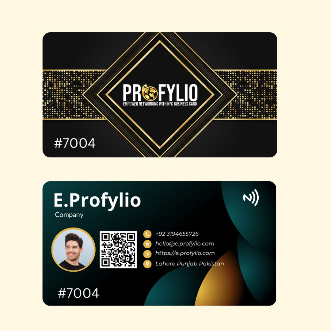 NFC Digital Business Card Customized with profile (backend Panel)