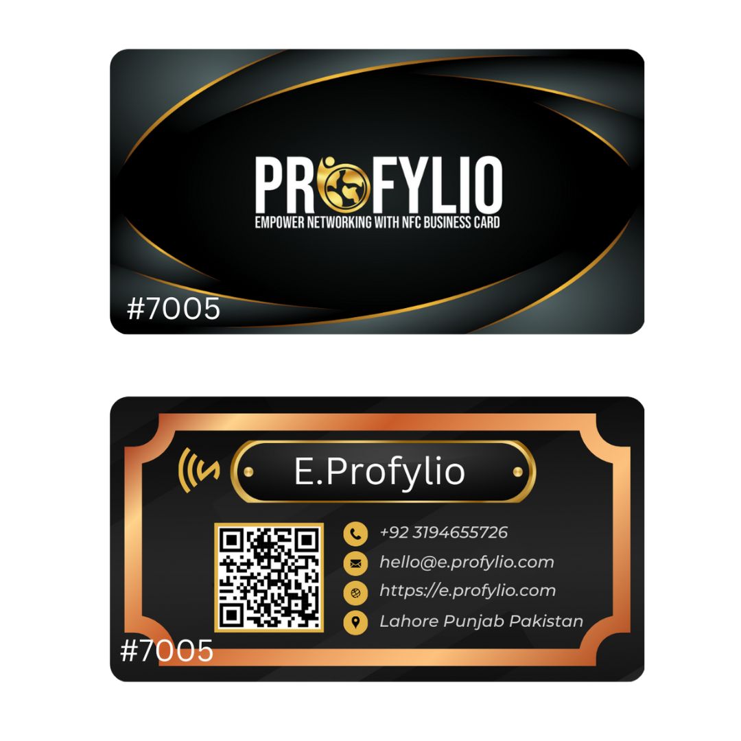 NFC Digital Business Card Customized with profile (backend Panel)