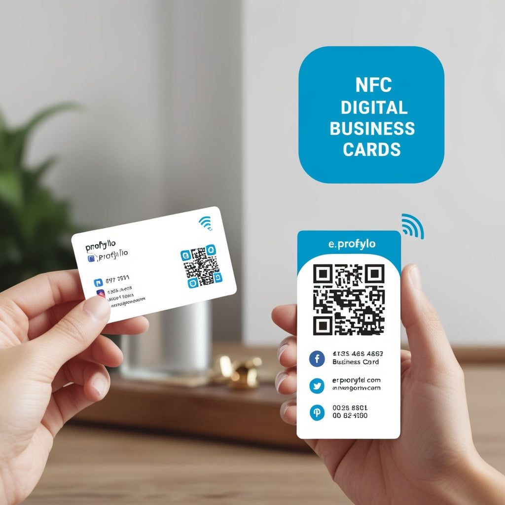 NFC Digital Business Card Customized with profile (backend Panel)