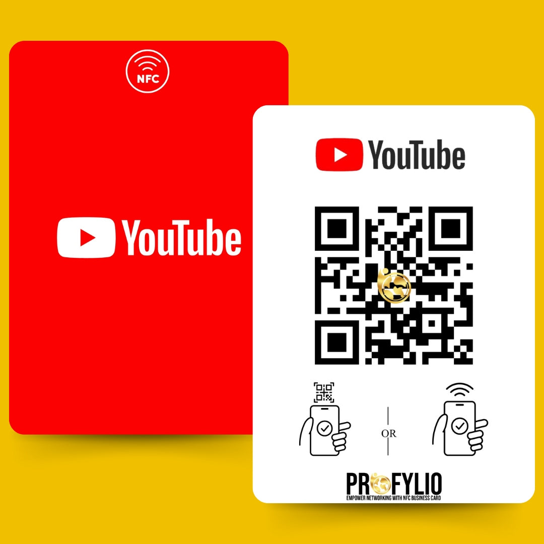 Youtube NFC Card with QR Code